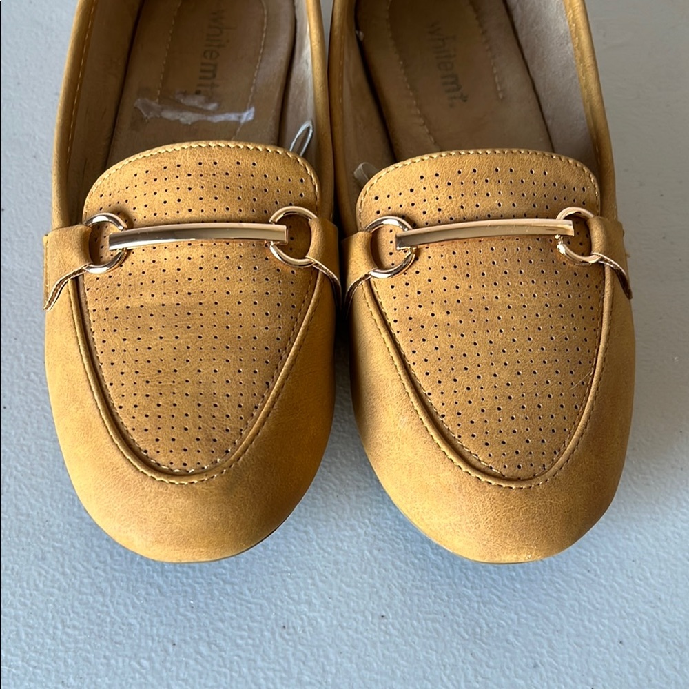 Golden Yellow Loafers